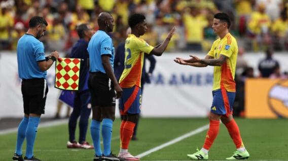 Yaser Asprilla y James Rodríguez Yaser Asprilla y James Rodríguez