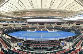 Queensland Tennis Centre, en Brisbane, Australia.  Queensland Tennis Centre, en Brisbane, Australia.