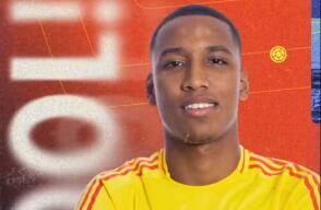 Kener González festejó contra Uruguay en el Sudamericano Sub-20.