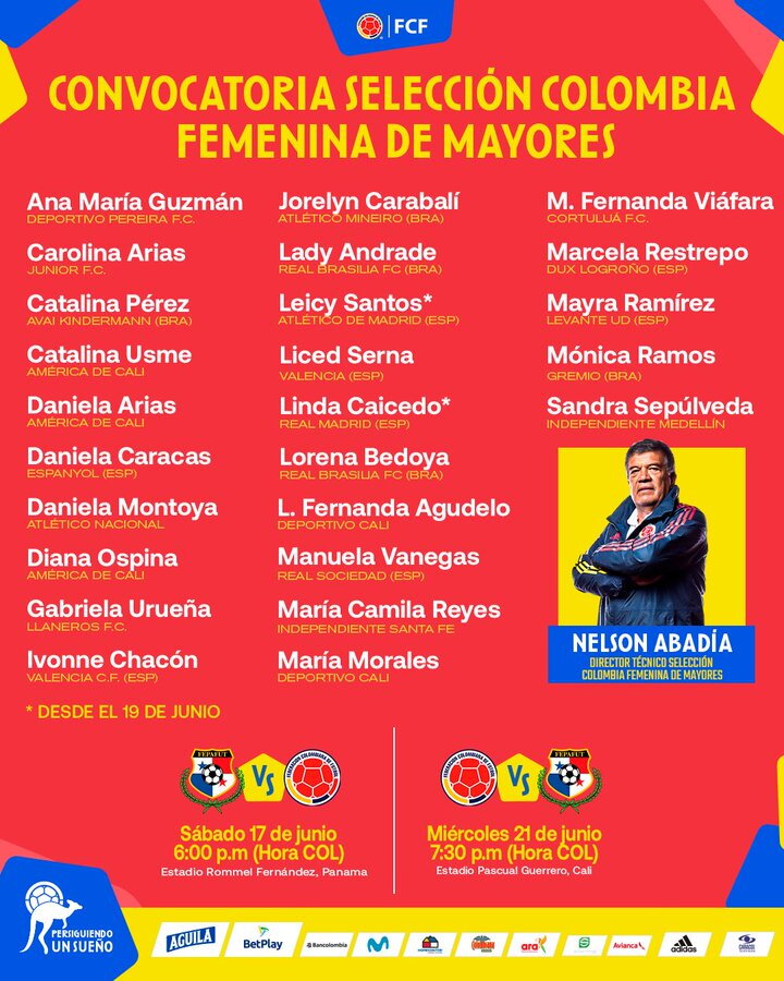 Convocatoria Selección femenina