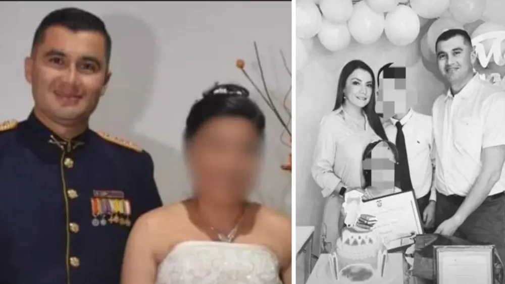Fabián Bueno, quien perdió la vida (papá) y Catherine Torres, quien quedó herida (mamá) Fabián Bueno, quien perdió la vida (papá) y Catherine Torres, quien quedó herida (mamá)