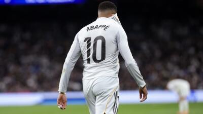 Kylian Mbappé, delantero del Real Madrid. 