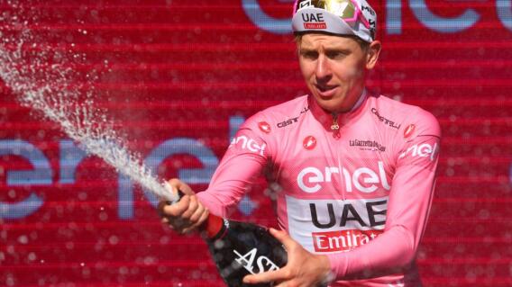 Tadej Pogacar, en el Giro de Italia 2024. Tadej Pogacar, en el Giro de Italia 2024.