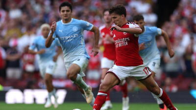 Arsenal le ganó la Community Shield al Manchester City.