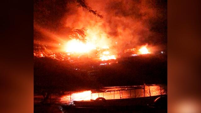 A cenizas quedó reducido el lujoso hotel Jaba Nibue de Taganga