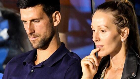 369651_Novak y Jelena Djokovic / Foto: AFP