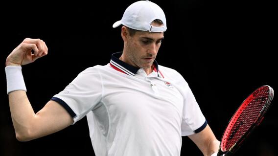 John Isner, tenista estadounidense. John Isner, tenista estadounidense.