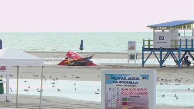Playa La Boquilla eleva Bandera azul que la acredita como una de las mejores del mundo