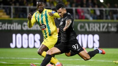 Luis Suárez en el triunfo de Sporting