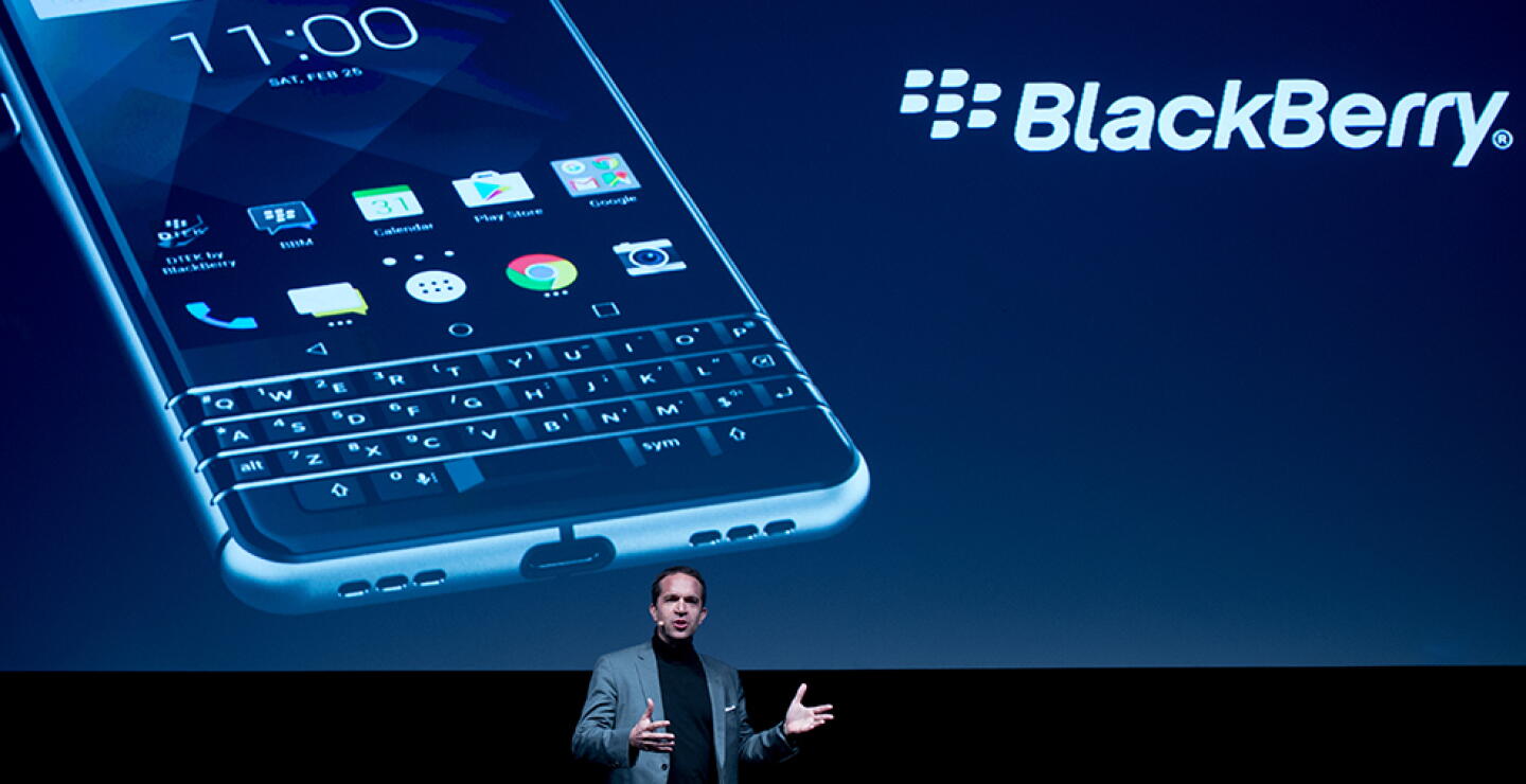332478_BLU Radio/ BlackBerry KeyOne. Foto: AFP