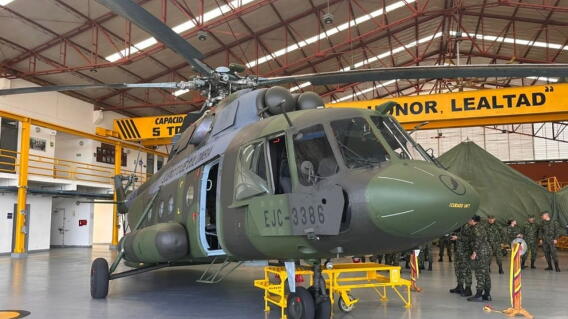 Helicóptero MI-17. 