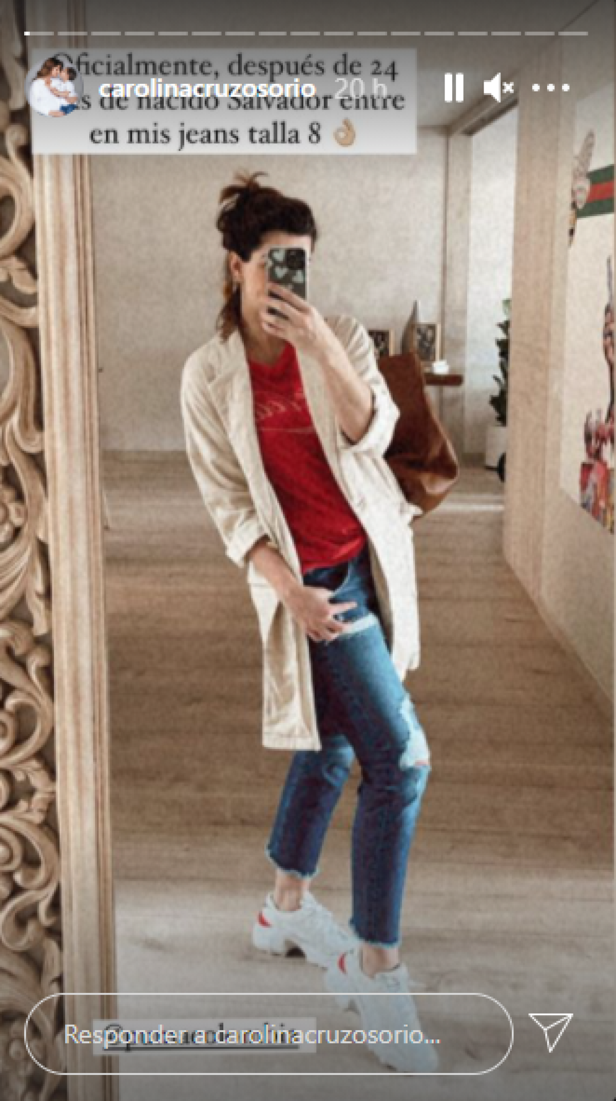 carolina cruz entra en sus jeans talla 8 tras 24 dias del nacimiento de salvador.png