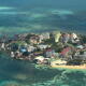Vista aérea de la isla de San Andrés, Colombia, el 5 de septiembre de 2013.