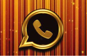 WhatsApp dorado
