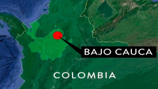 Así es el Bajo Cauca, una zona minada por las bandas criminales