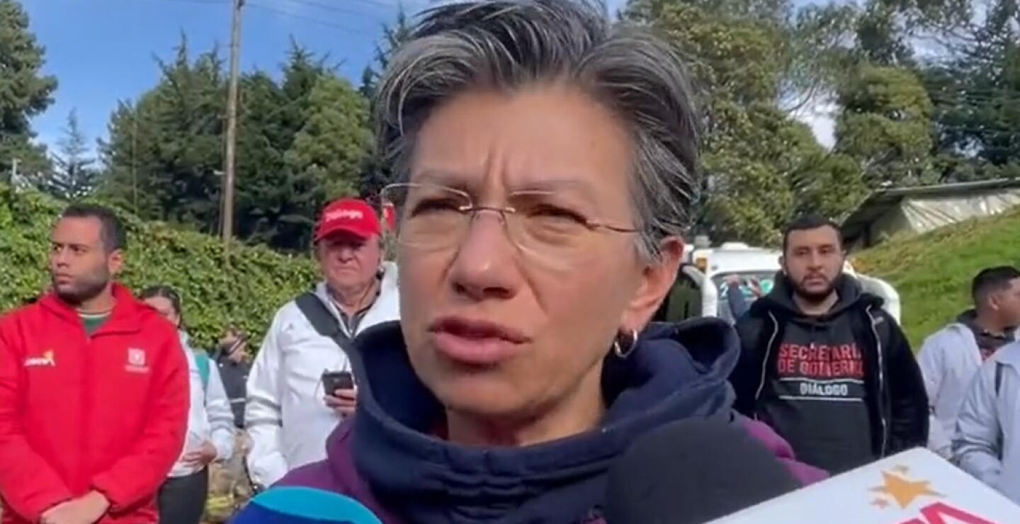 La alcaldesa Claudia López dio a conocer cómo se desarrollarán las distintas labores de trabajo para dar frente a la emergencia en La Calera por las fuerte lluvias. 