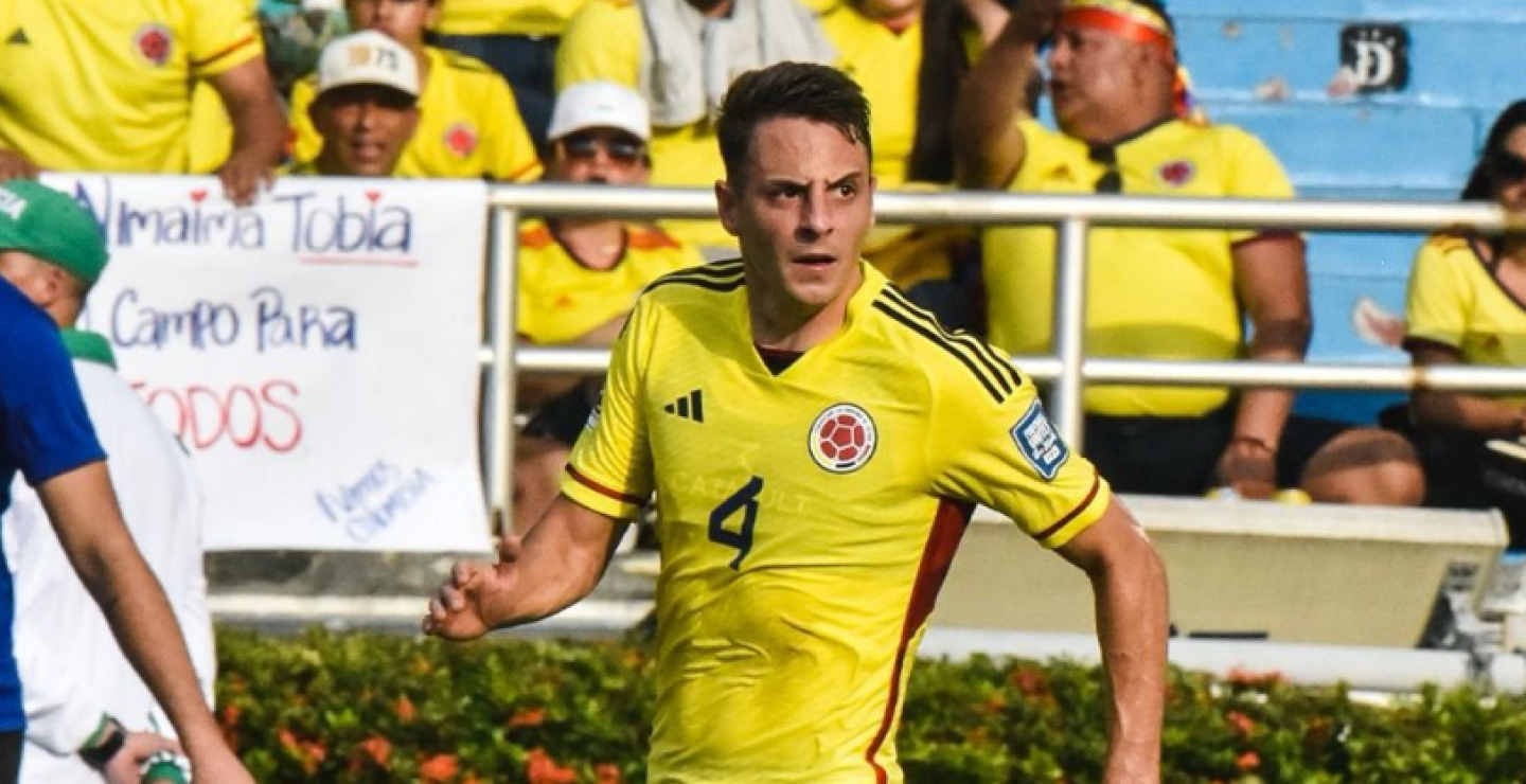 Santiago Arias en su regreso a la Selección Colombia.