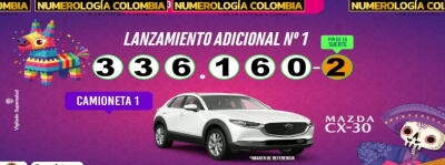 Le numéro gagnant du premier lancement de la loterie Boyacá était : 336 - 160 - 2.