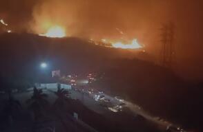 incendio en altos de menga en Cali