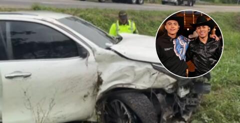 Sebastián Ayala se accidentó