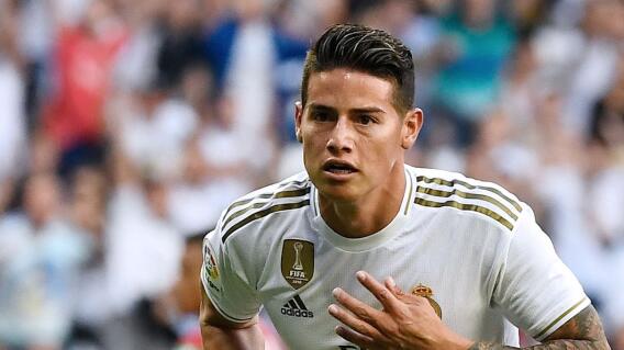 James Rodríguez en su etapa como jugador del Real Madrid James Rodríguez en su etapa como jugador del Real Madrid