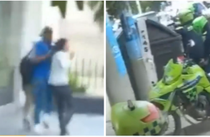 Balacera durante robo a banco en Santa Marta: tomaron como rehén a empleada para huir