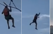 Turista que cae de parapente en Sinaloa