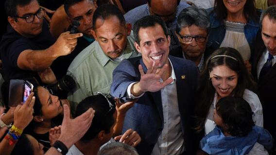 327207_BLU Radio, Juan Guaidó / Foto: AFP