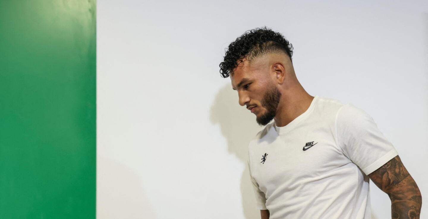 Luis Javier Suárez, delantero colombiano del Sporting Lisboa.