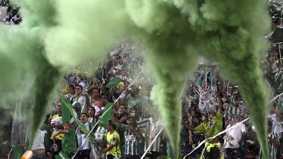 308544_BLU Radio.Hinchada de Nacional//Foto: AFP