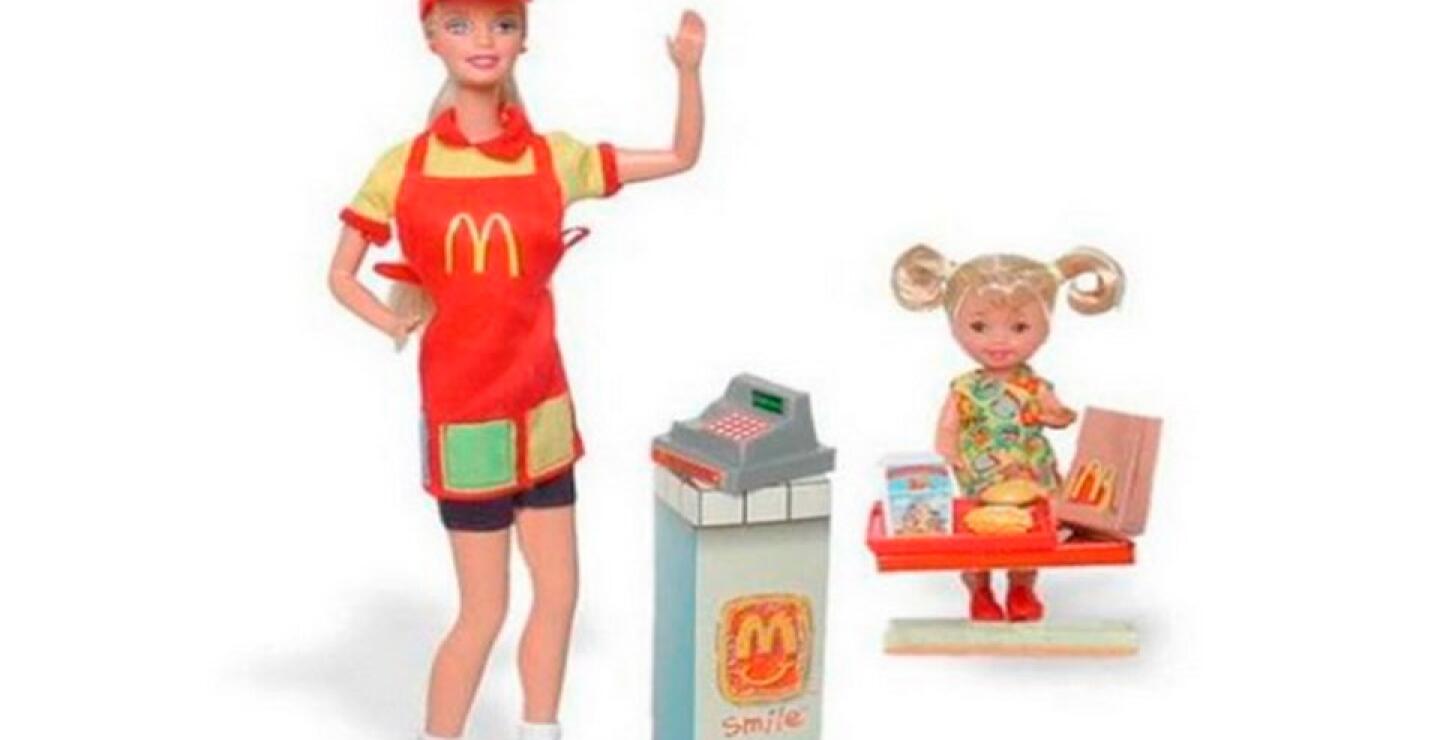 Barbie vendedora de comidas rápidas