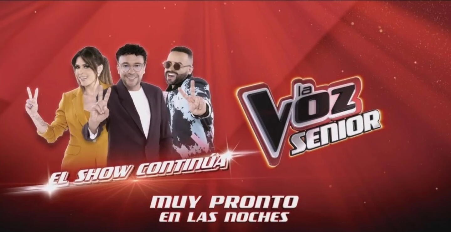 Esta noche inicia una nueva temporada de La Voz Senior