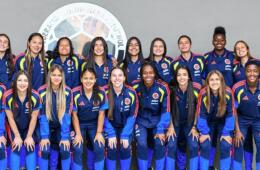 Jugadoras de la Selección Colombia femenina Sub-20