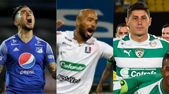 Millonarios, Once Caldas y Equidad. Fotos: Dimayor y AFP Millonarios, Once Caldas y Equidad. Fotos: Dimayor y AFP