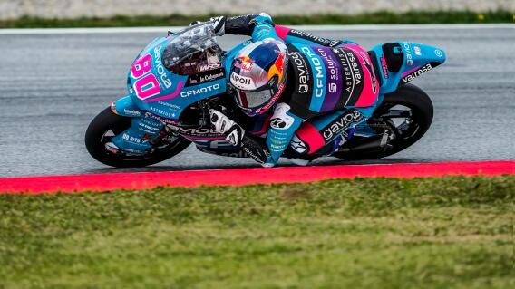 David Alonso, piloto Aspar Team. David Alonso, piloto Aspar Team.