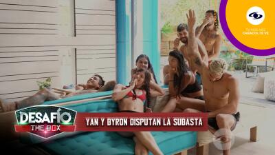 Yan y Byron le hacen ofertas a Gabriela Tafur en el Desafío The Box.