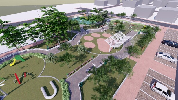 La construcción del parque La Felicidad se hará en el municipio de Tenjo, Cundinamarca en donde ya arrancaron las obras del millonario y novedoso proyecto. Empiezan obras para parque para mascotas en Cundinamarca