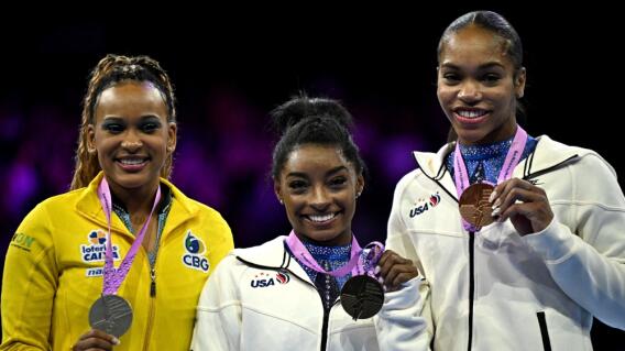 Simone Biles y Rebeca Andrade, dos de las mejores gimnastas del mundo, competirán en los Juegos Olímpicos de París Simone Biles y Rebeca Andrade, dos de las mejores gimnastas del mundo, competirán en los Juegos Olímpicos de París