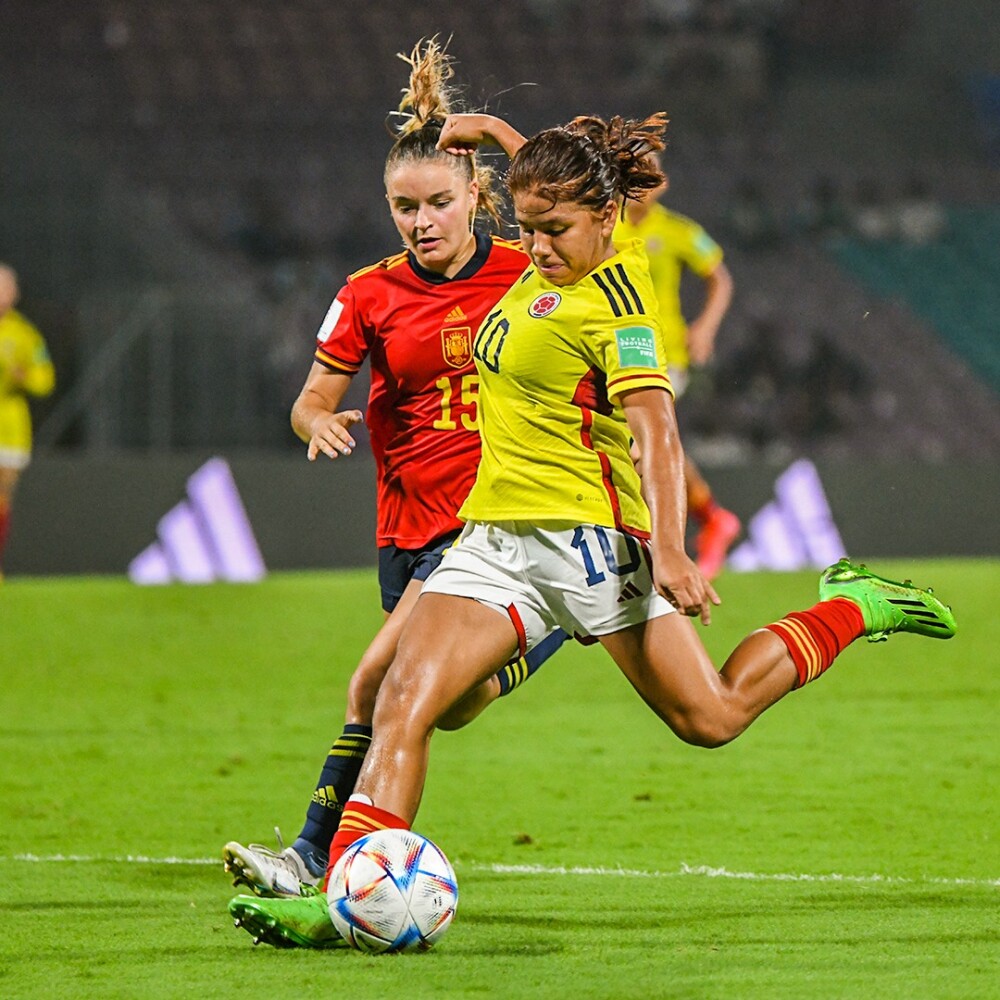 Gabriela Rodríguez con la Selección Colombia femenina Sub-17.