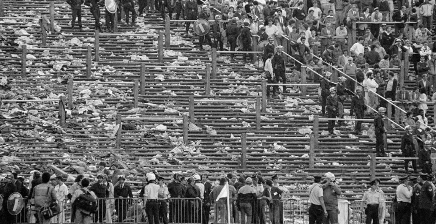 La tragedia de Heysel ocurrió el 29 de mayo de 1985.