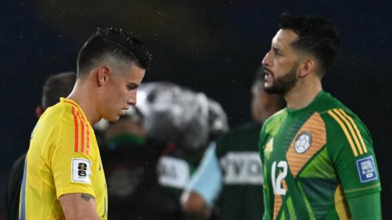 James Rodríguez y Camilo Vargas, se lamentan por la derrota de la Selección Colombia contra Ecuador, por Eliminatorias James Rodríguez y Camilo Vargas, se lamentan por la derrota de la Selección Colombia contra Ecuador, por Eliminatorias
