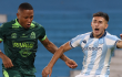 Atlético Bucaramanga contra Racing, en partido de la Copa Libertadores 2025, por la fase de grupos