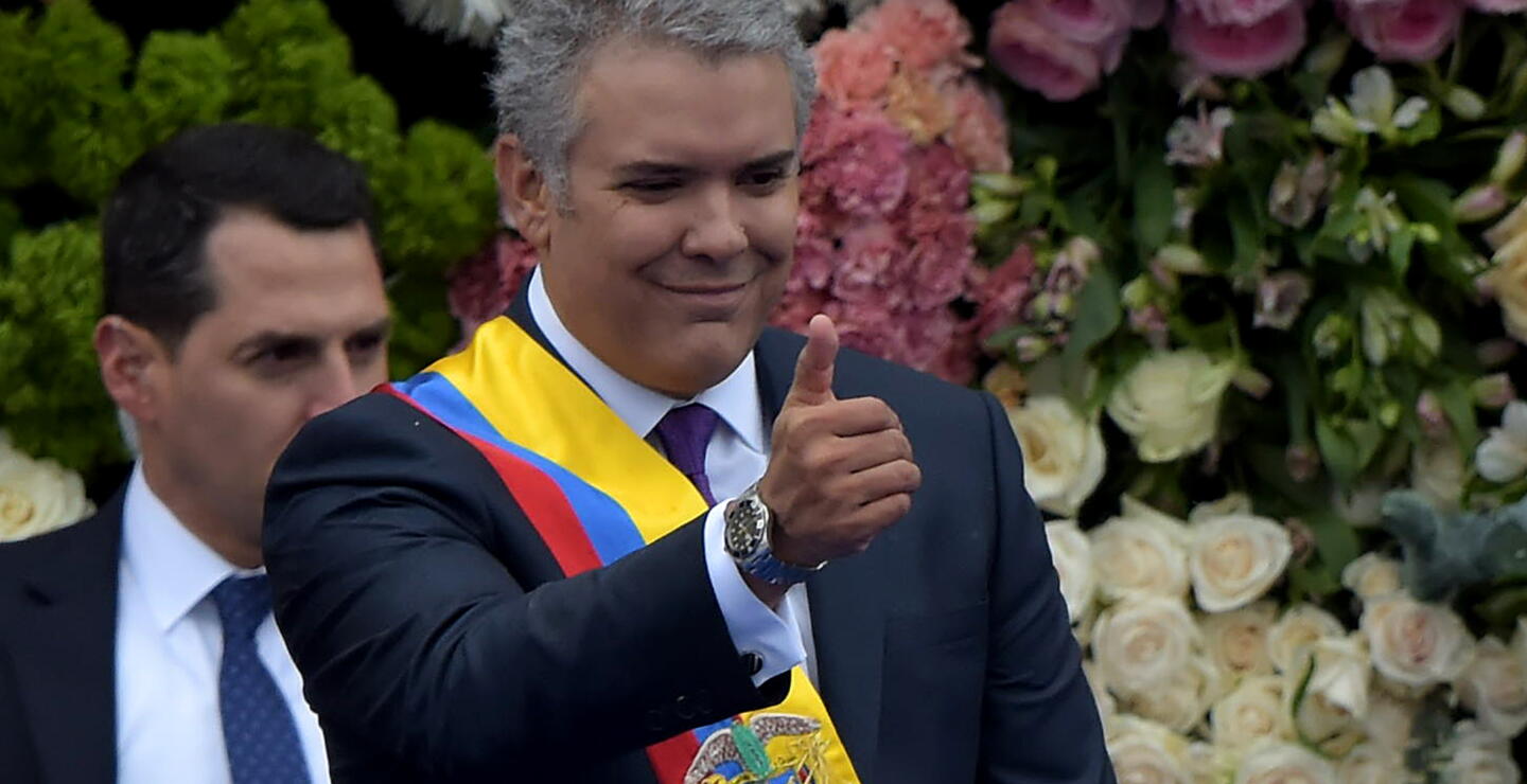 312742_Posesión Iván Duque - AFP