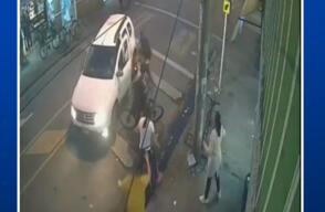 Policía de Bogotá salva a presunto ladrón de tremenda golpiza