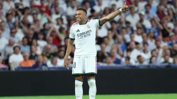 Kylian Mbappé, delantero del Real Madrid