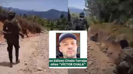 Video del escape de alias Chala