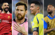 Mohamed Salah, Lionel Messi, Cristiano Ronaldo y Neymar Jr.