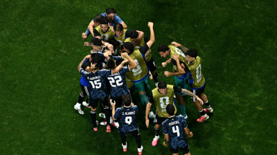 Celebración de la Selección de Argentina 