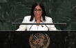 Delcy Rodríguez, presidenta (e) de Venezuela aseguró en Asamblea de la ONU que "habrá elecciones"