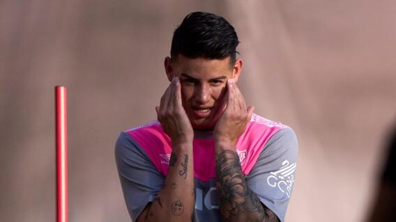 James Rodríguez, mediocampista colombiano del Rayo Vallecano, previo al partido contra Atlético de Madrid James Rodríguez, mediocampista colombiano del Rayo Vallecano, previo al partido contra Atlético de Madrid
